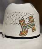 Jobes Hats - patch/sticker Jumbo Aztec Green/yellow/red