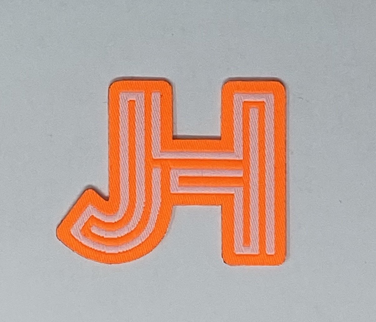 Jobes Hats - patch/sticker - Neon Orange - Jobes Hats