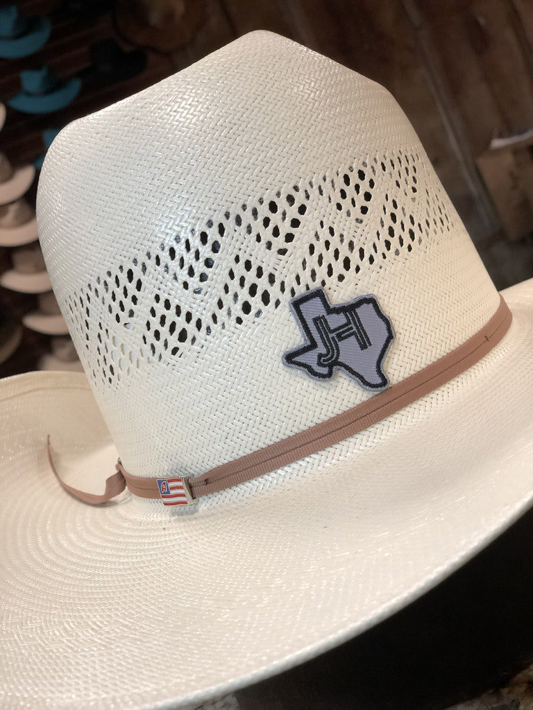 Jobes Hats - patch/sticker -Texas JH Gray/Black - Jobes Hats
