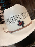Jobe's Hats - patch/sticker -Texas- Red/Black JH