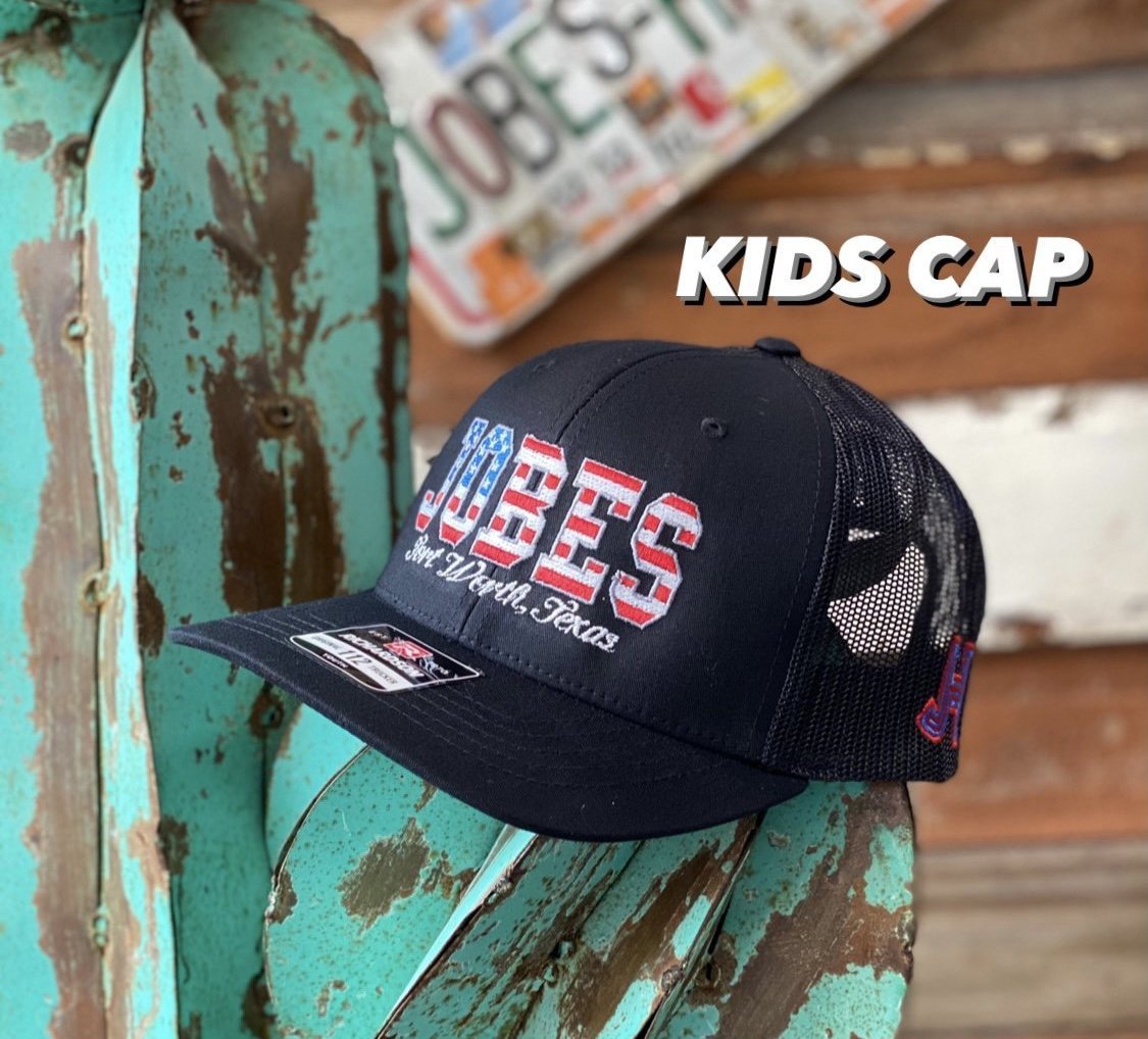 Kids Jobes Hats Trucker - All Black Jobes USA-Jobes Hats-Jobes Hats