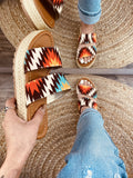 NEW! Maggie Aztec Platform Espadrille Sandal