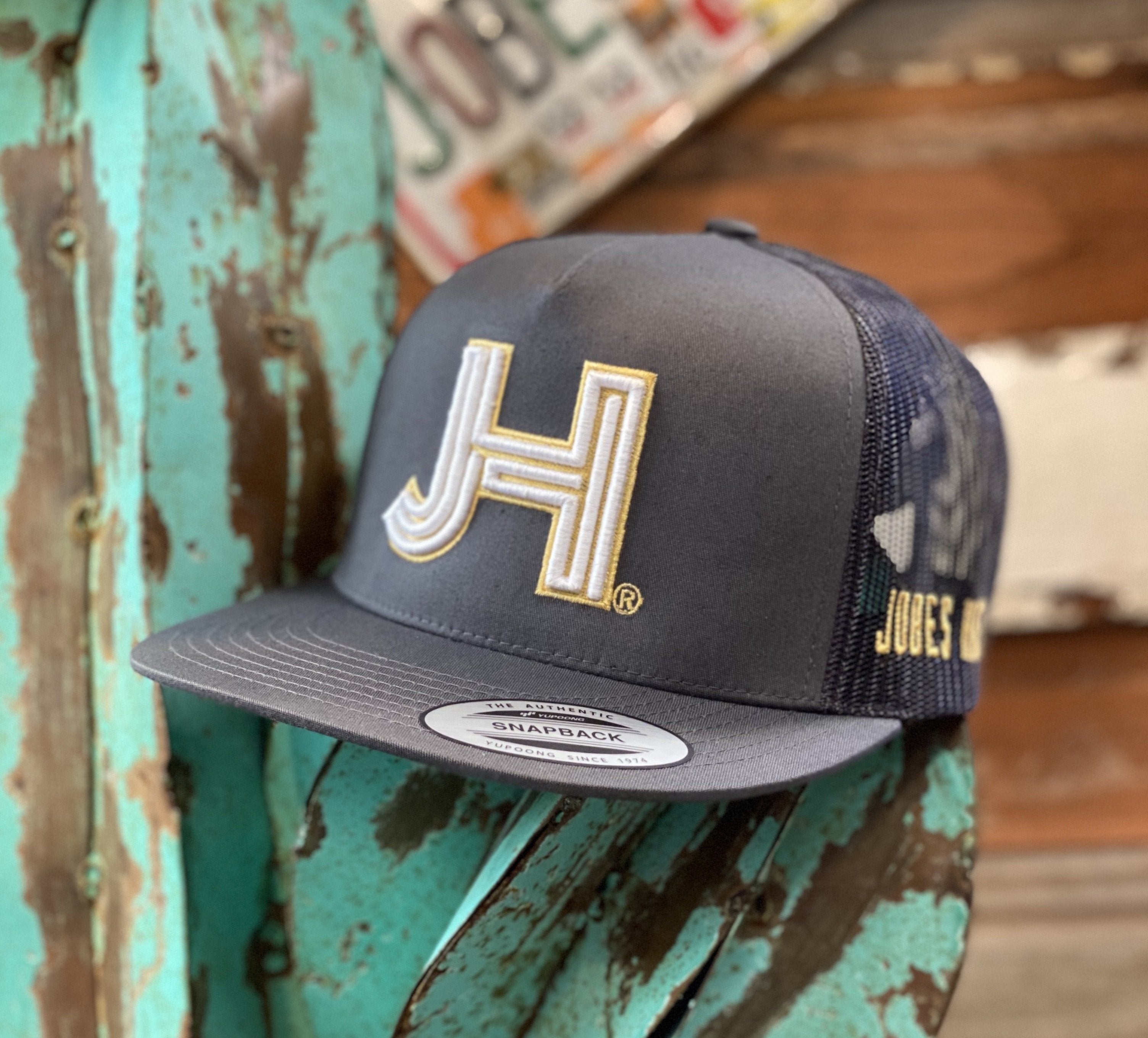 New 2020 Jobes Cap- All Grey white JH 3D - Jobes Hats