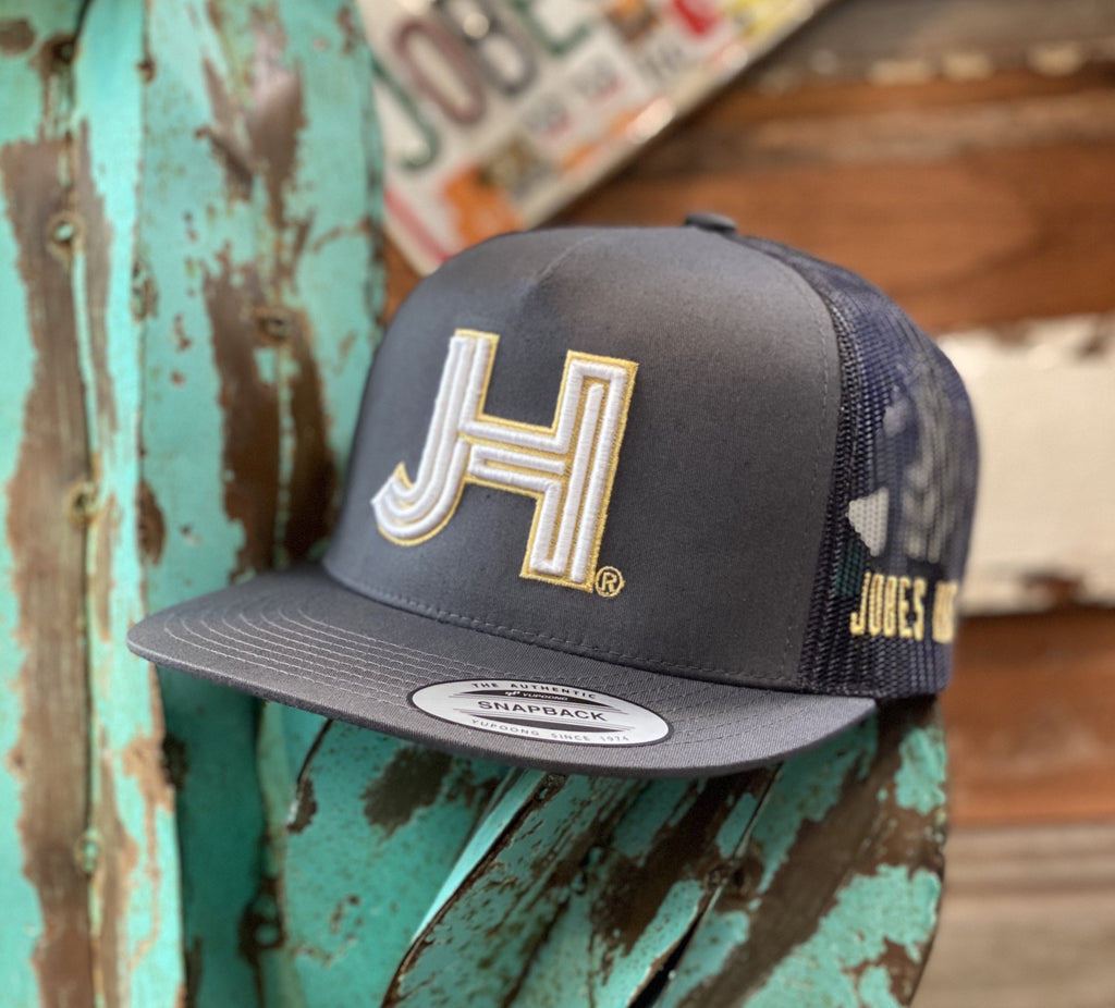 New 2020 Jobes Cap- All Grey white JH 3D - Jobes Hats