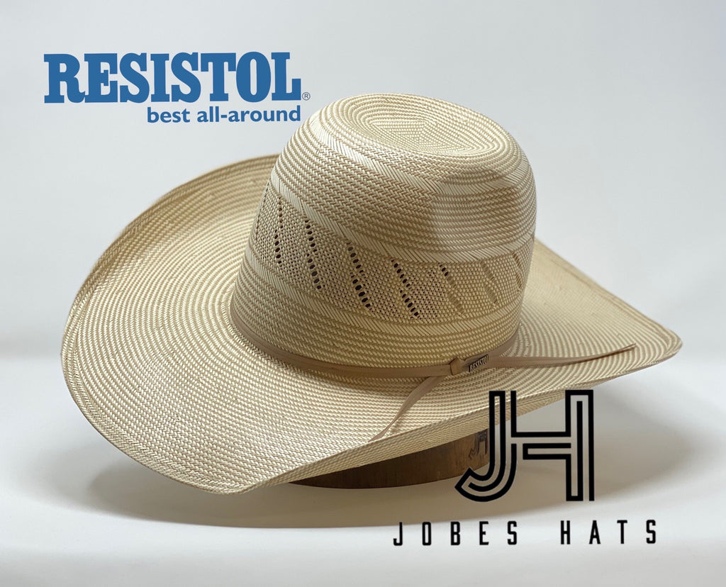 New 2020 Model Resistol Straw “Wheat Ridge” 4”1/4 brim with DryLex Sweatband - Jobes Hats