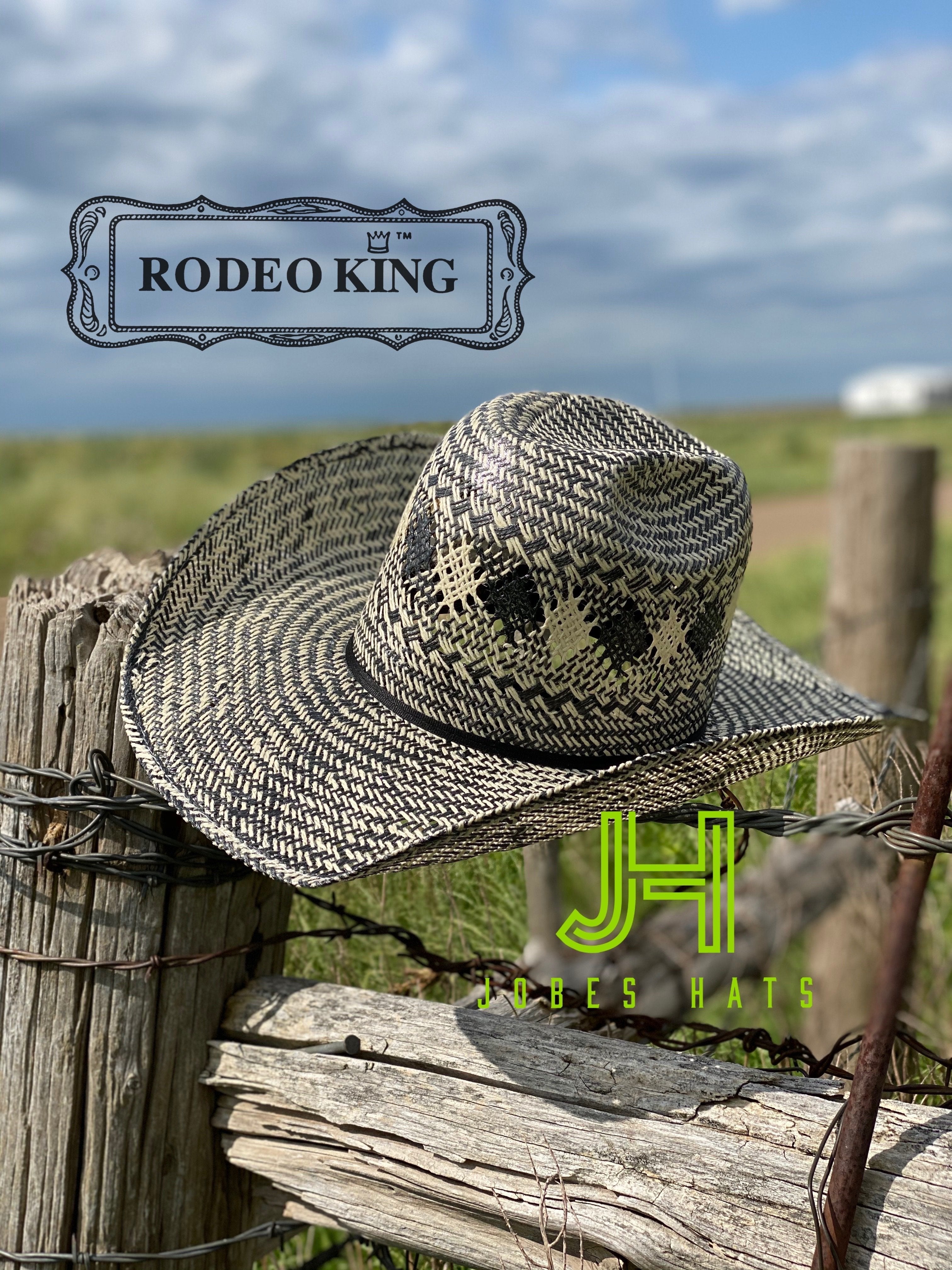 New 2020 Rodeo King Straw - “Ivory Jute and Poli Rope“ 4”1/2  brim - Jobes Hats