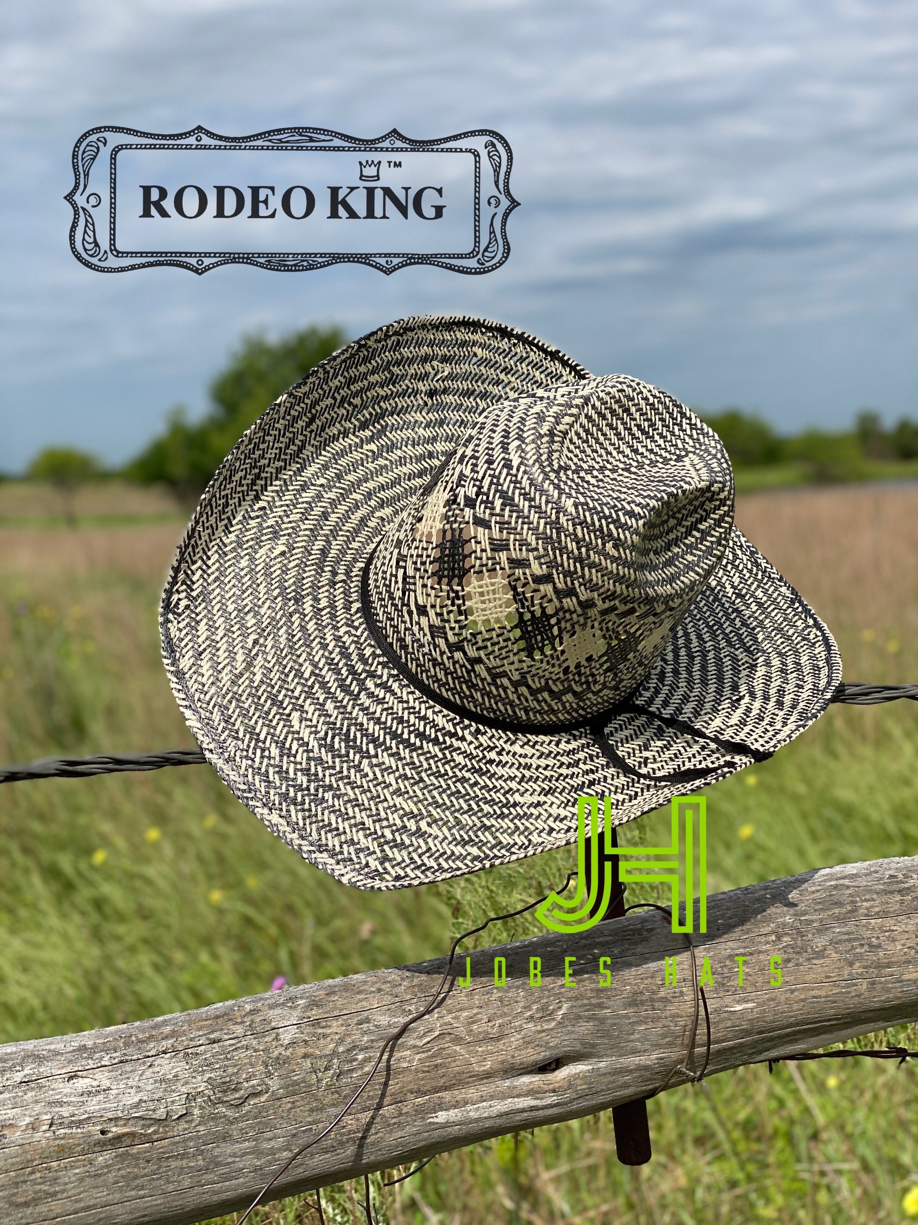 New 2020 Rodeo King Straw - “Ivory Jute and Poli Rope“ 4”1/2  brim - Jobes Hats