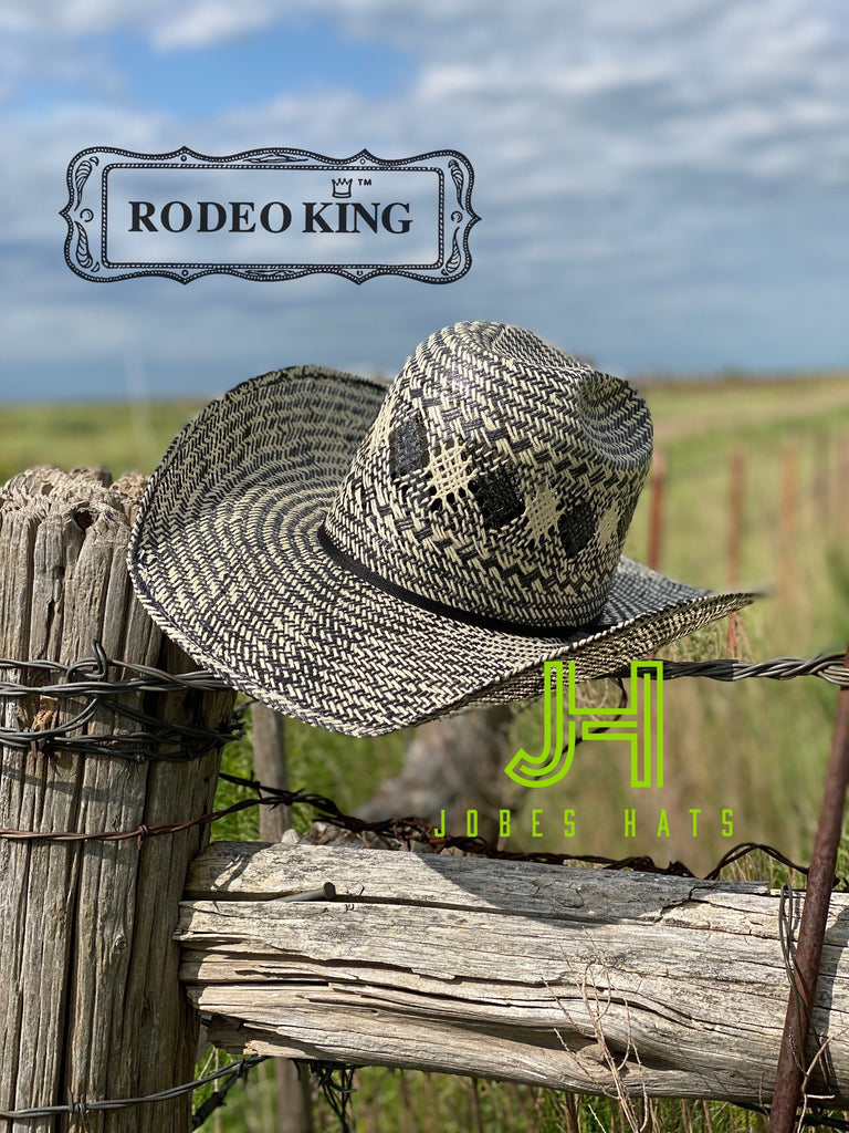 New 2020 Rodeo King Straw - “Ivory Jute and Poli Rope“ 4”1/2  brim - Jobes Hats