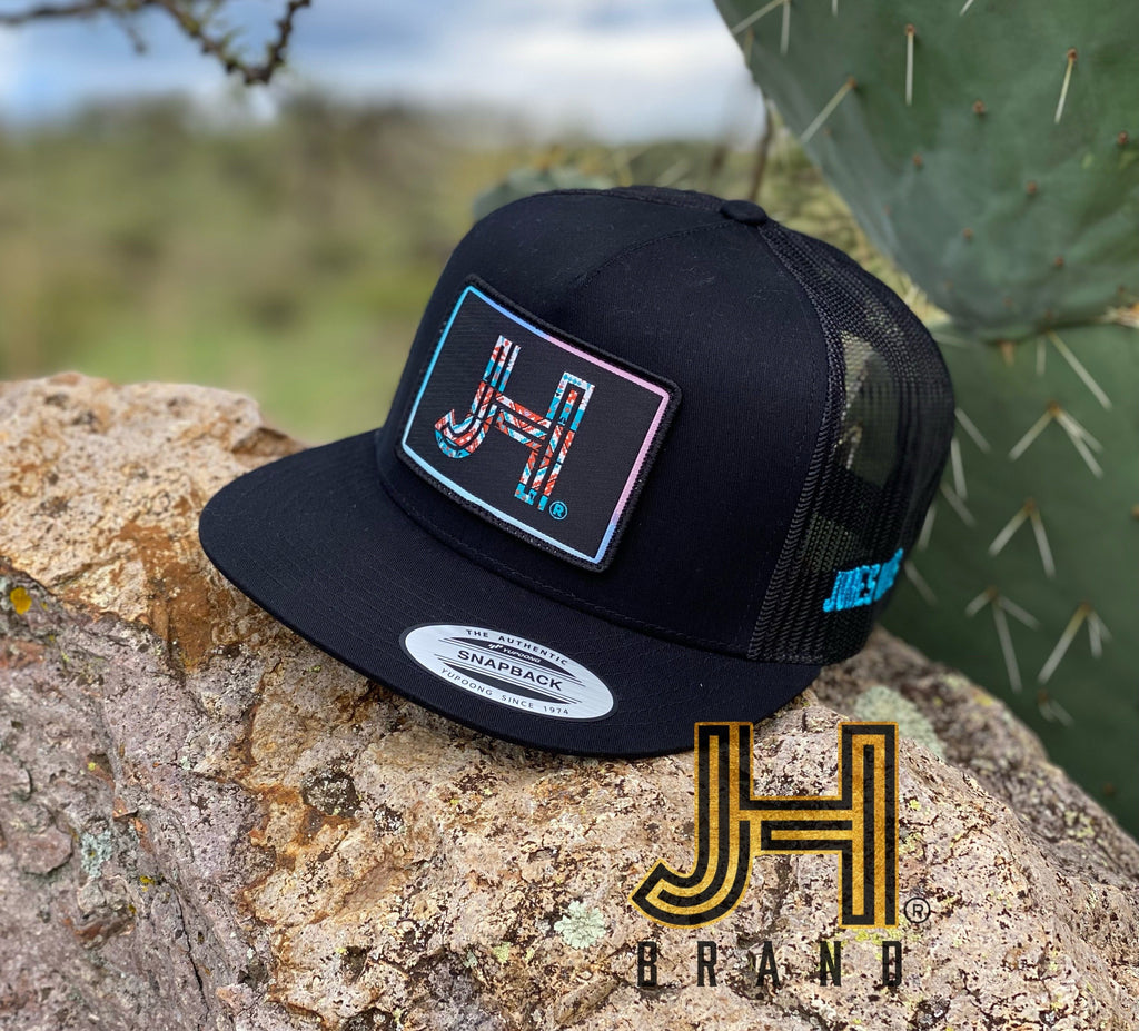 New 2021 Jobes Cap- All Black JH Techno patch-Jobes Hats-Jobes Hats