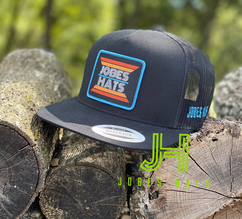 New 2021 Jobes Cap- All Black Retro patch-Jobes Hats-Jobes Hats