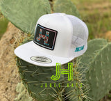 New 2021 Jobes Cap- All White JH Techno patch