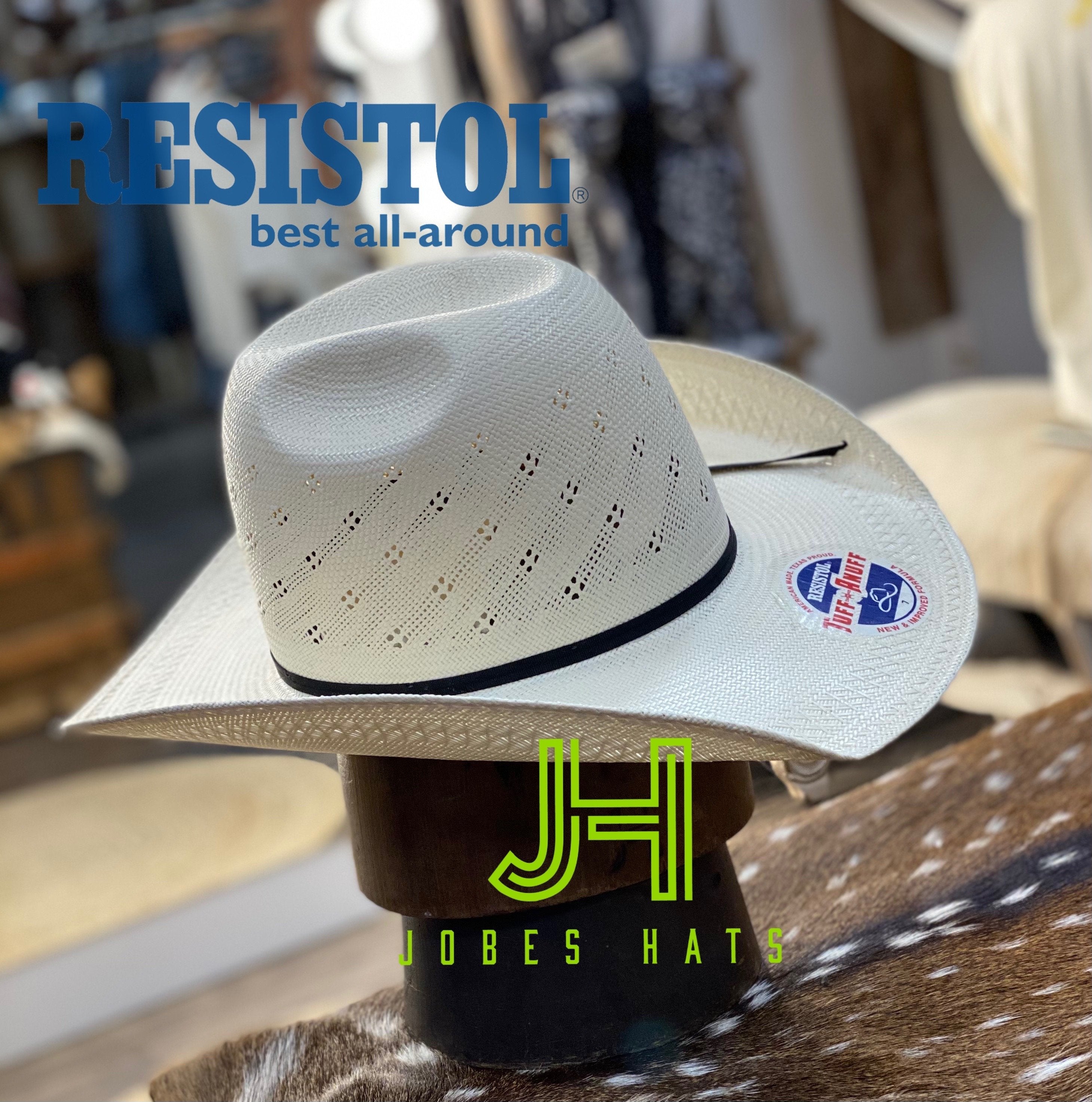 Resistol Straw Hat “Conley” 4” brim.-Resistol-Jobes Hats