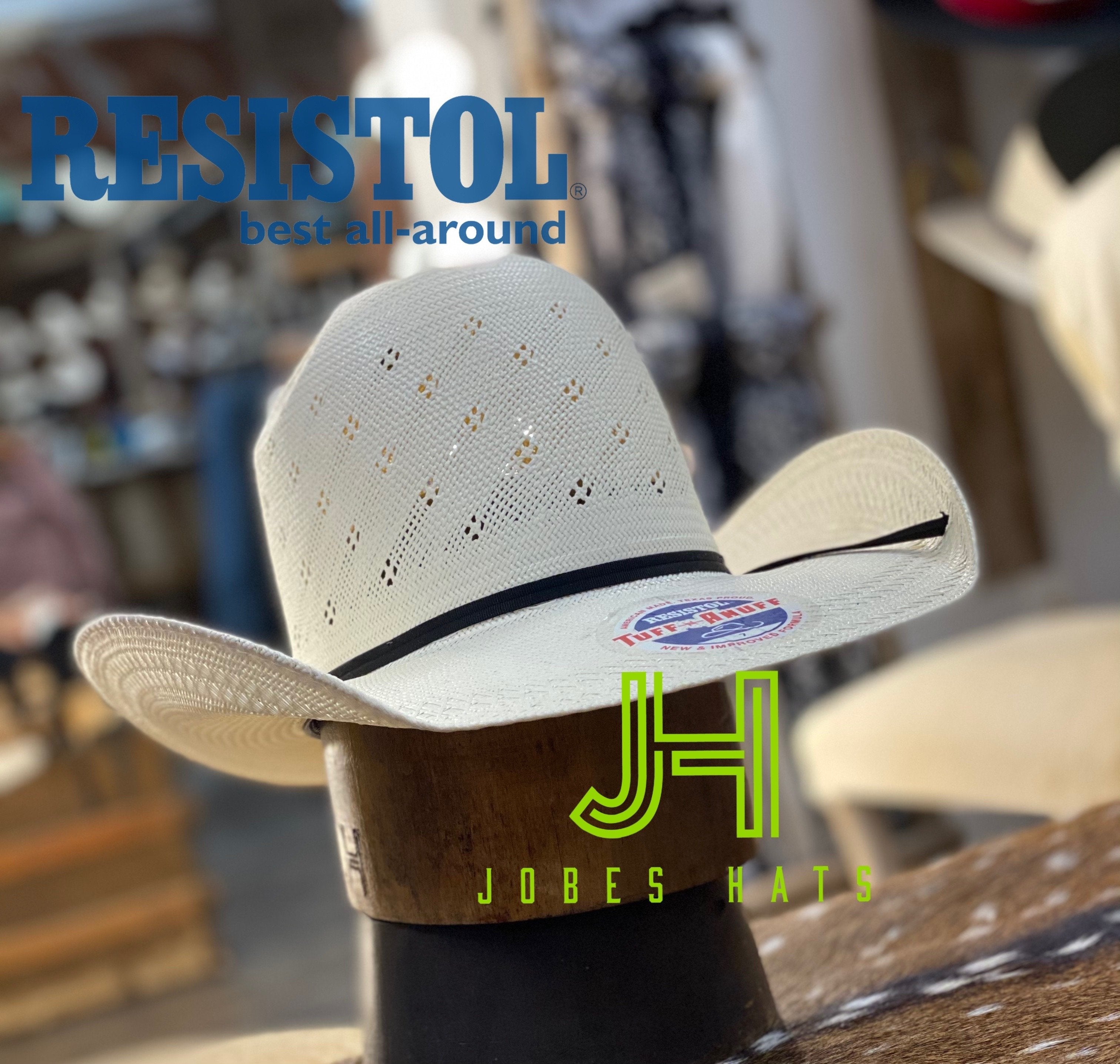 Resistol Straw Hat “Conley” 4” brim.-Resistol-Jobes Hats