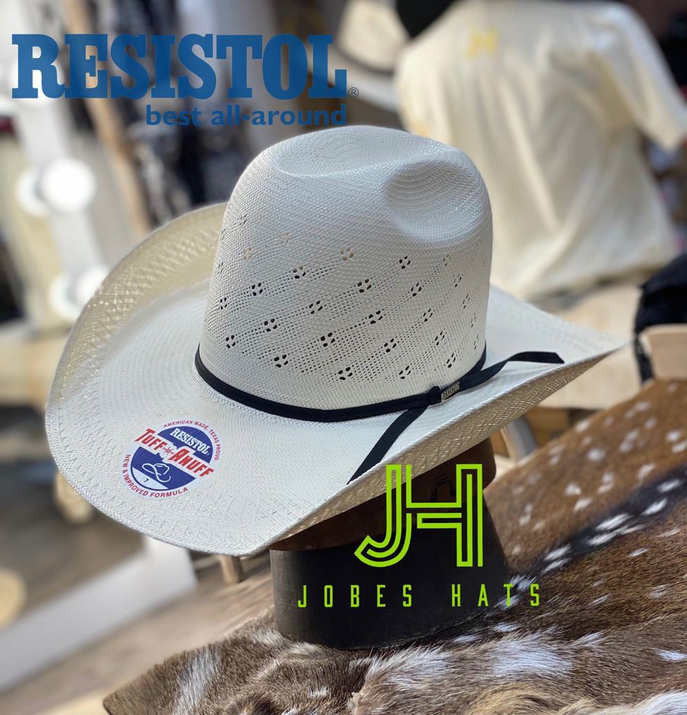 Resistol Straw Hat “Conley” 4” brim.-Resistol-Jobes Hats