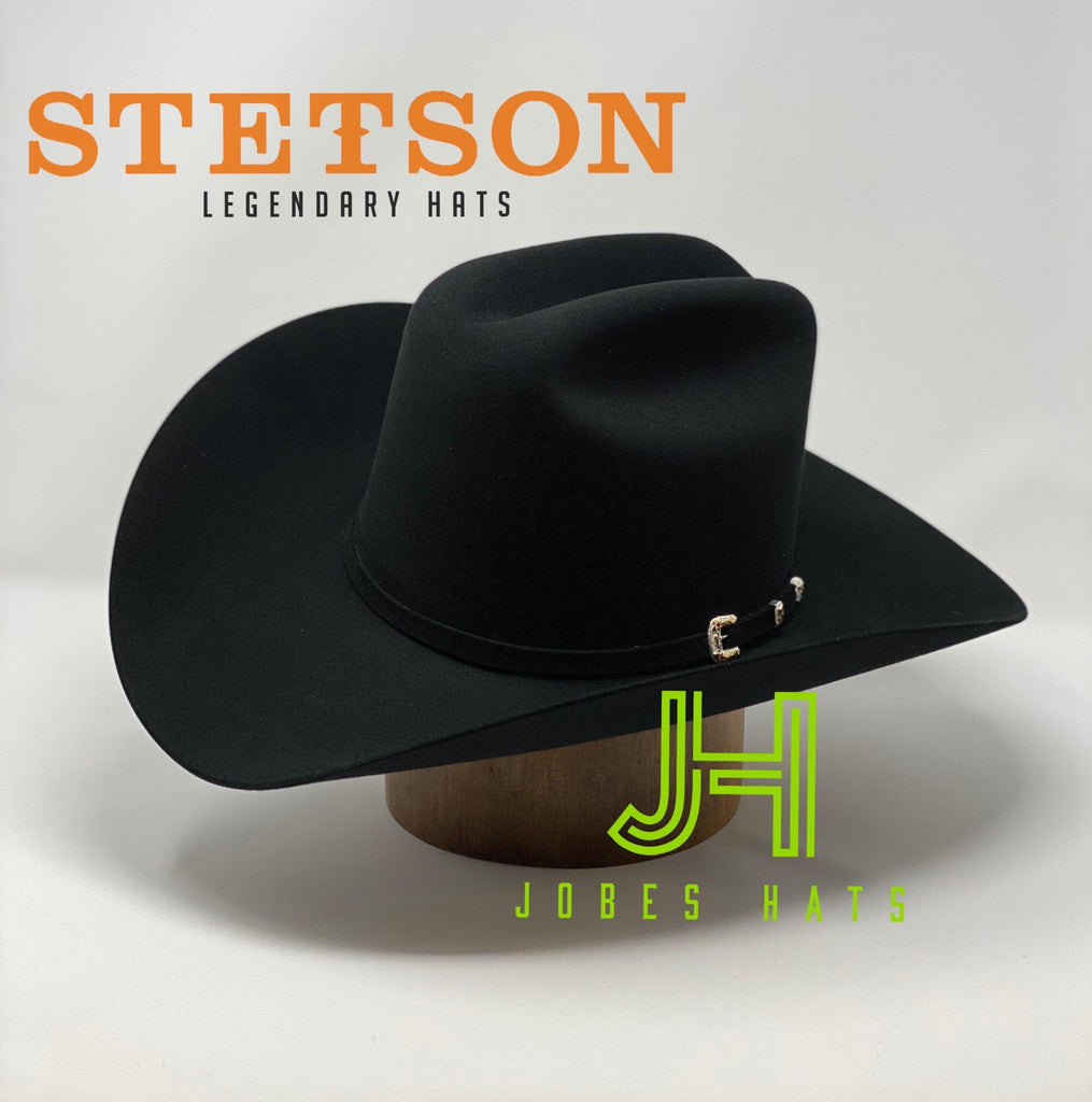 Stetson 30X "El Patron" Black 4" Brim - Jobes Hats