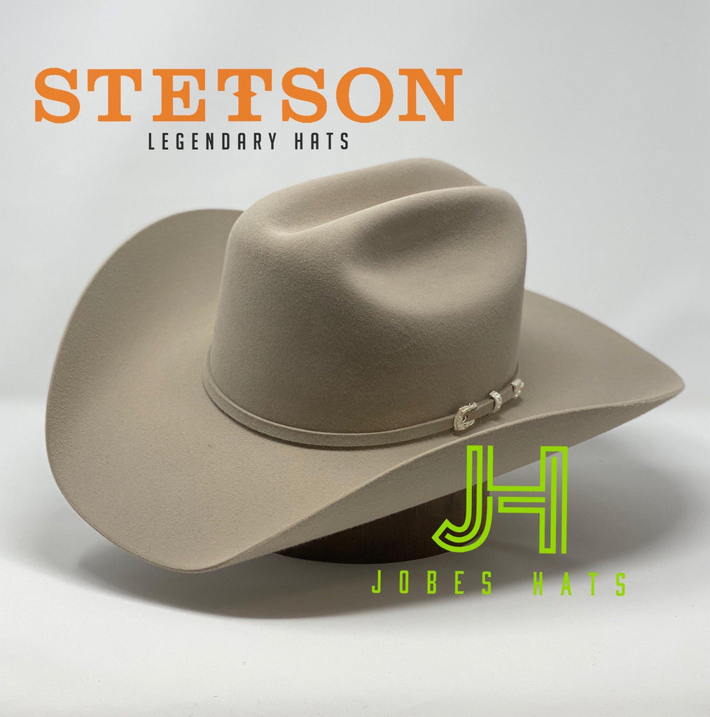 Stetson 5X Lariat Silverbelly 4" 3/4 Crown 4" Brim - Jobes Hats
