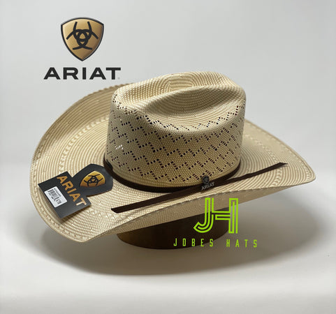 Straw Ariat zig zag Preshaped - Jobes Hats