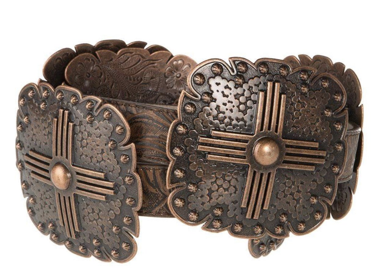 Women's Bronze Cross Concho - Jobes Hats