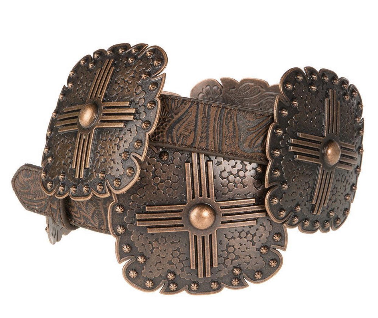 Women's Bronze Cross Concho - Jobes Hats