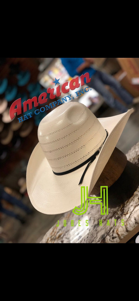 American Hat 🇺🇸 #7410  L/O 4” 1/4 brim 2 Cord black band - Jobes Hats