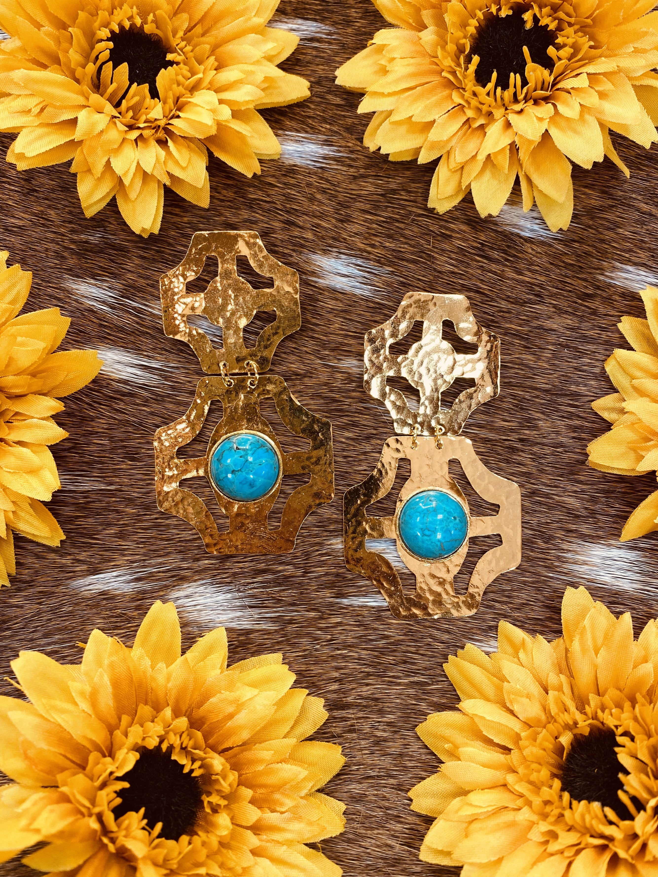 Debbie Colombian Handmade 24k plated Earrings - Jobes Hats
