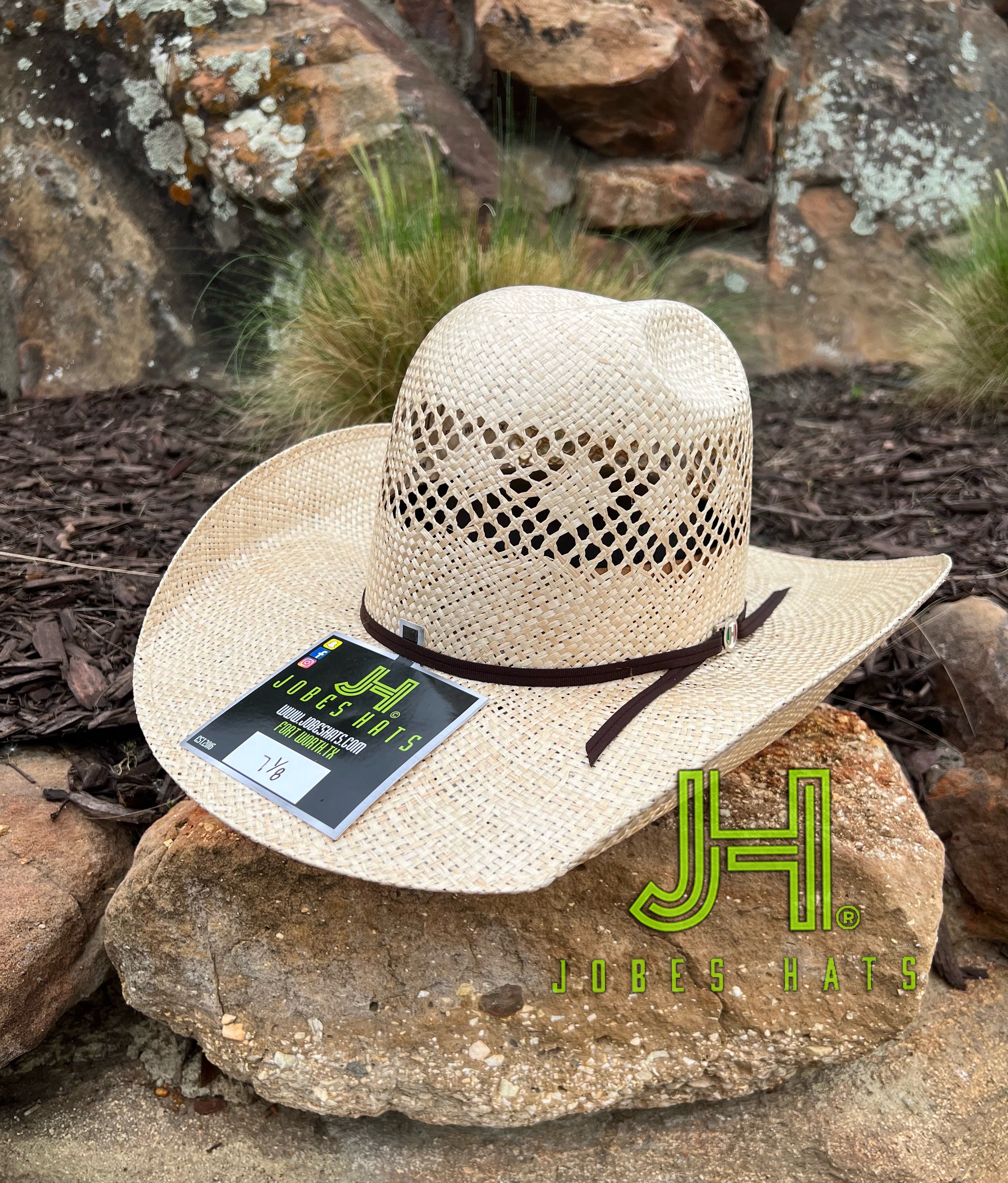 2022 Jobes Hats Straw Hat “Sisal Gold” 4” Brim (Comes open and flat) - Jobes Hats