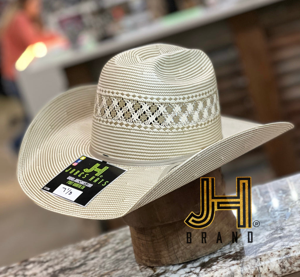 2022 Jobes Hats Straw Hat “Fashion” 4” Brim (Comes open and flat)