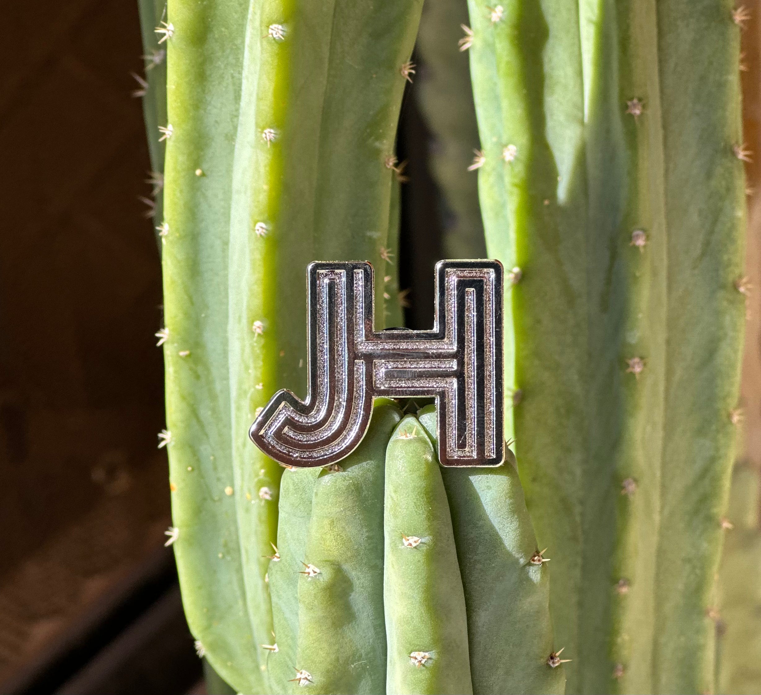New Jobes Hats pin - JH Metal Pin Silver - Jobes Hats