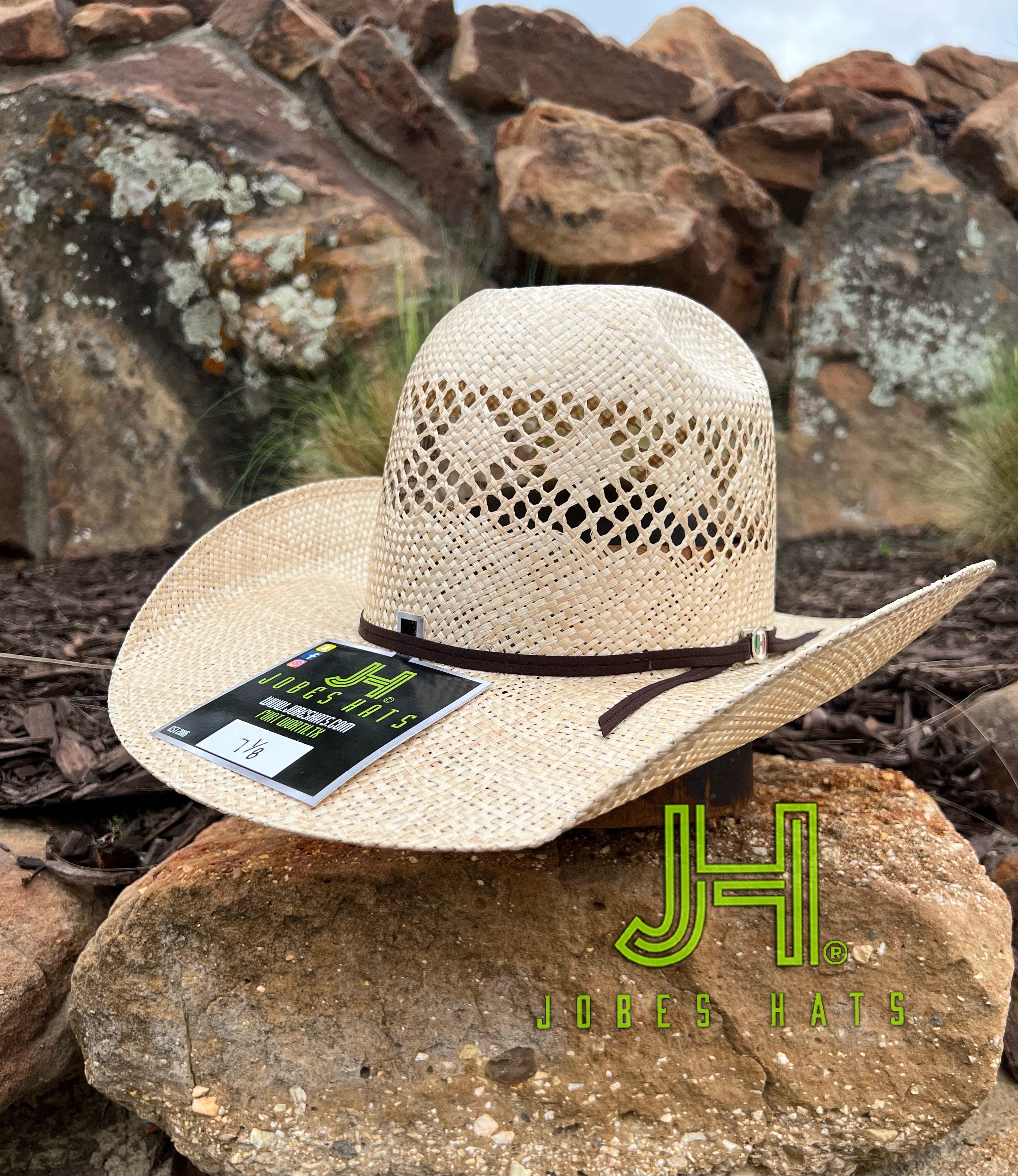 2022 Jobes Hats Straw Hat “Sisal Gold” 4” Brim (Comes open and flat) - Jobes Hats
