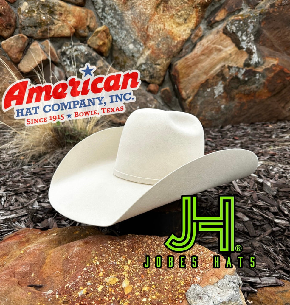 American Hat Co Felt 20X Bone 5” Brim - Jobes Hats
