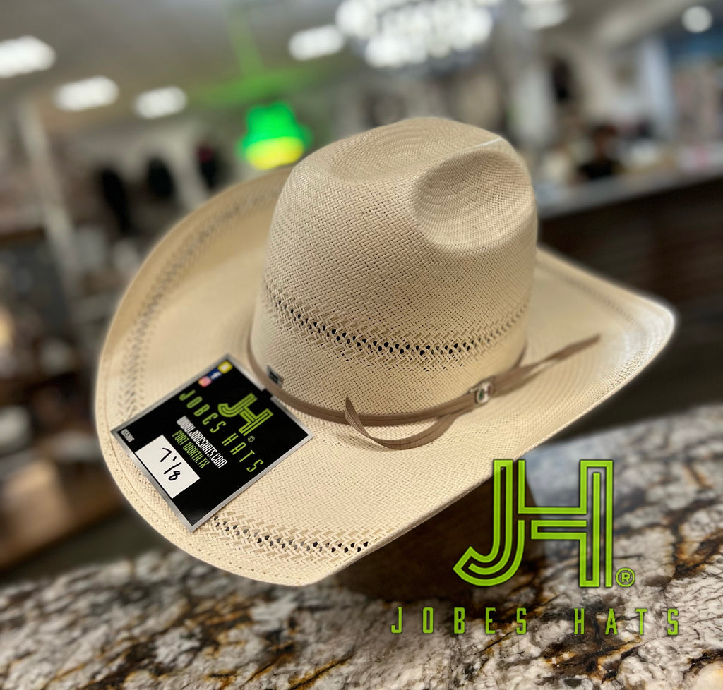 2022 Jobes Hats Straw Hat “Diamante” 4”1/4 Brim (Comes open and flat)