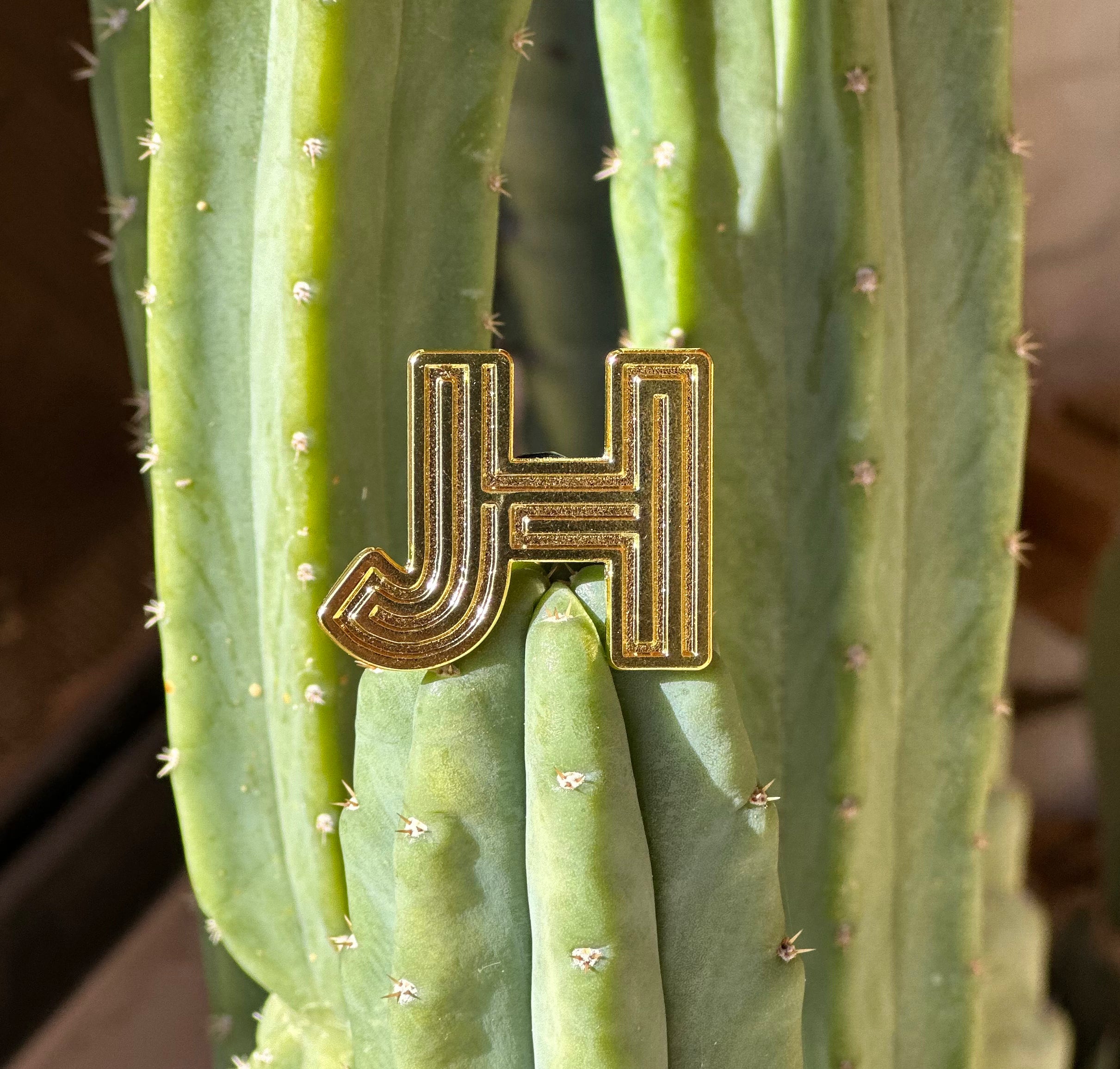 New Jobes Hats pin - JH Metal Pin Gold - Jobes Hats