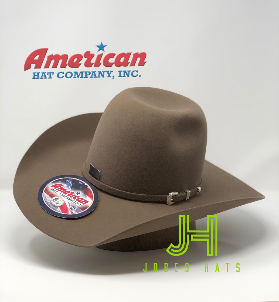 American Hat Co Felt 7X Pecan 4" 1/4 Brim - Jobes Hats