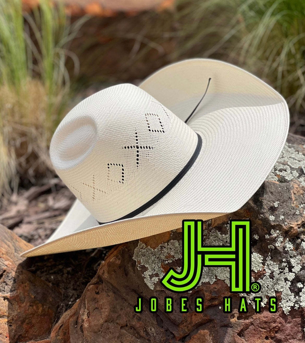Twister Hat “XOXO” 5” Brim  (comes open and flat) - Jobes Hats