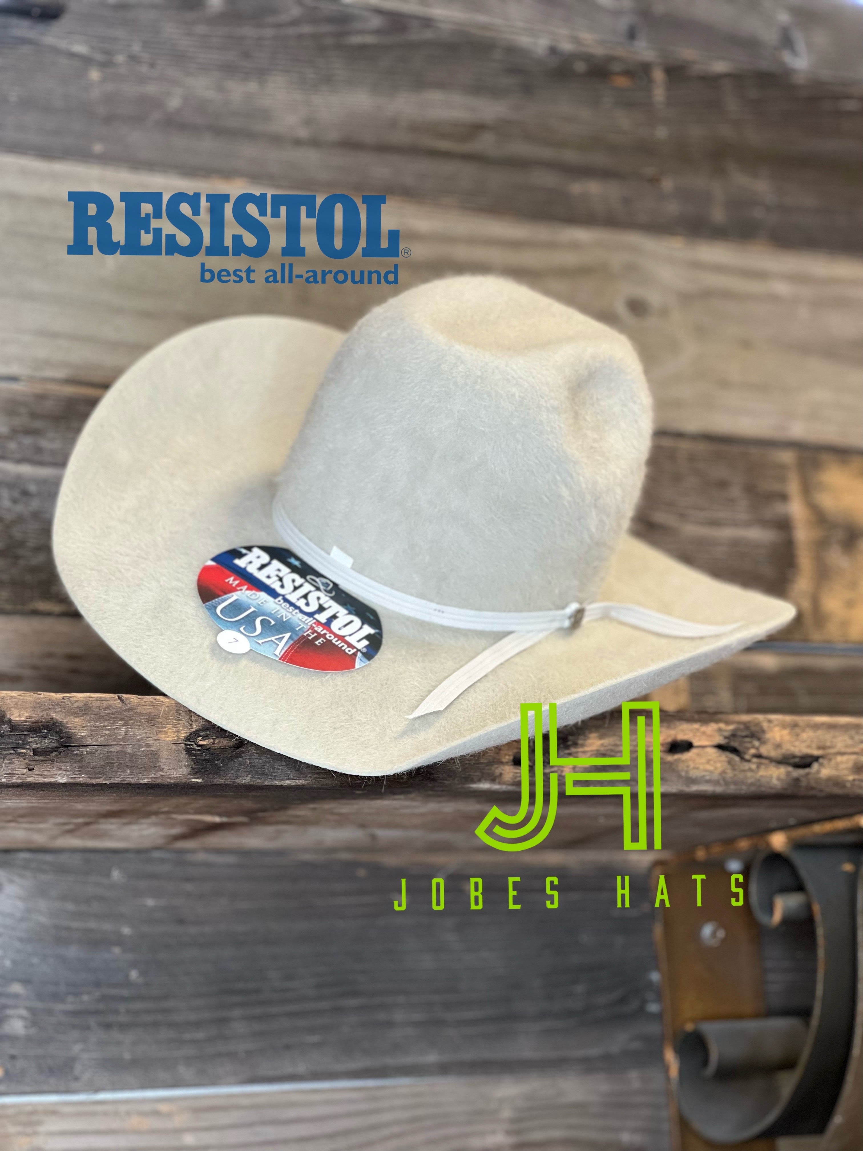Resistol 8X Kodiak Grizzly 71 Silver Belly 4”1/2 Bri - Jobes Hats