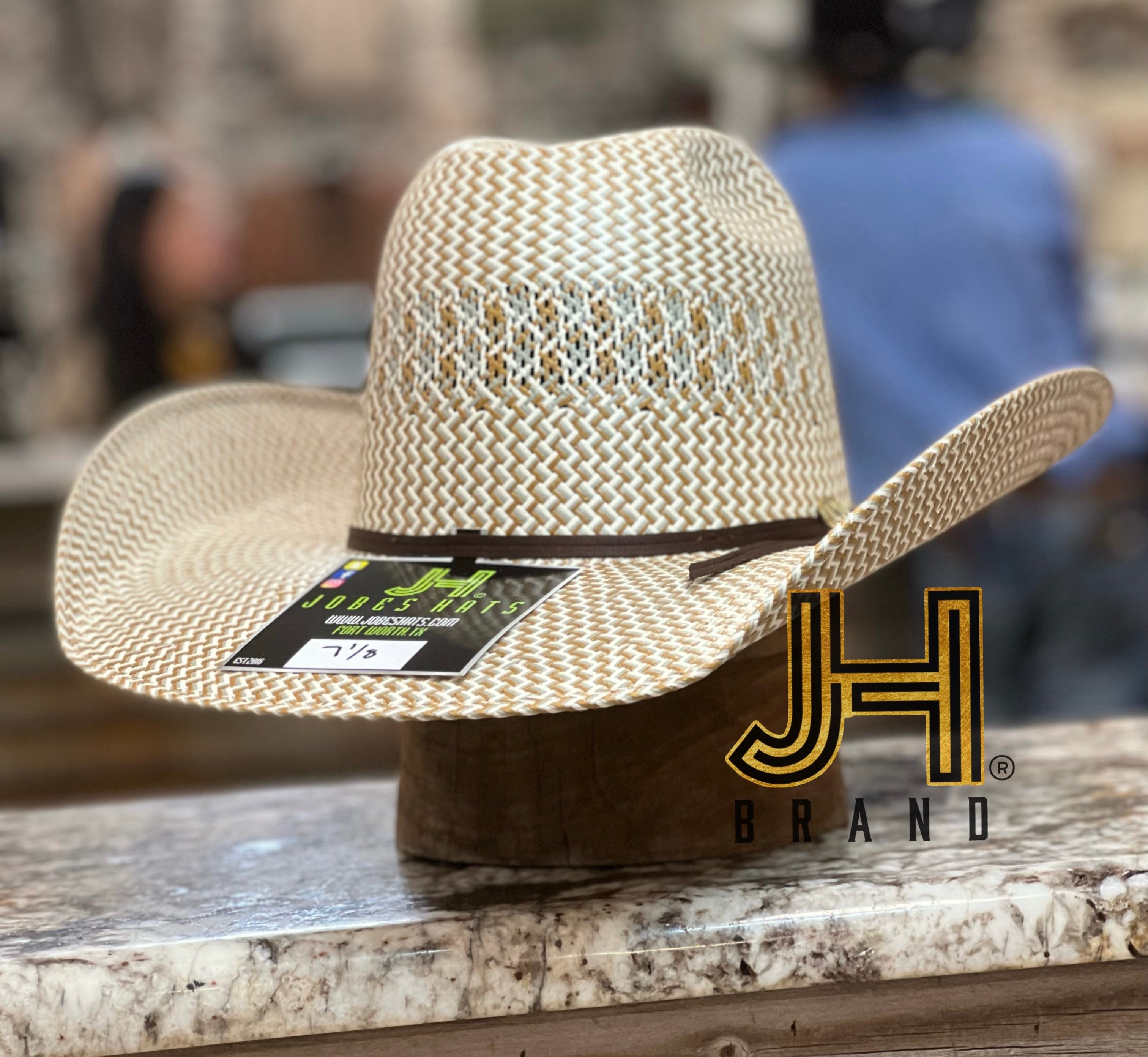 2022 Jobes Hats Straw Hat “Rayo” 4”1/4 Brim (Comes open and flat) - Jobes Hats