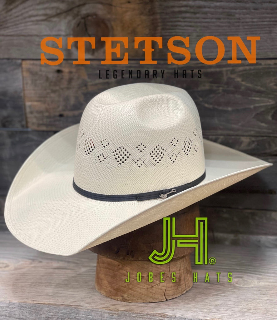 Stetson Straw “Riverview” 4”1/4 brim - Jobes Hats