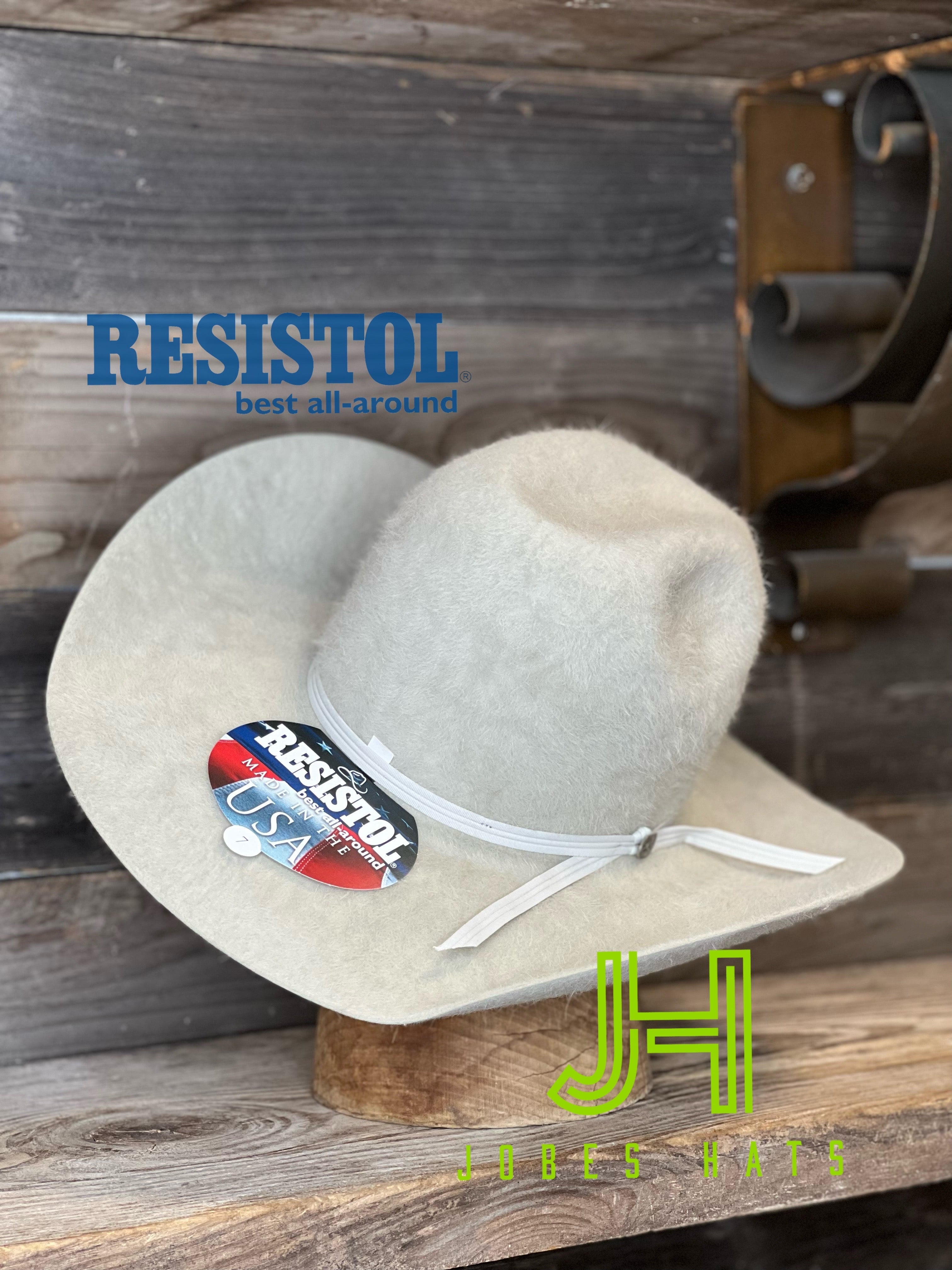 Resistol 8X Kodiak Grizzly 71 Silver Belly 4”1/2 Bri - Jobes Hats