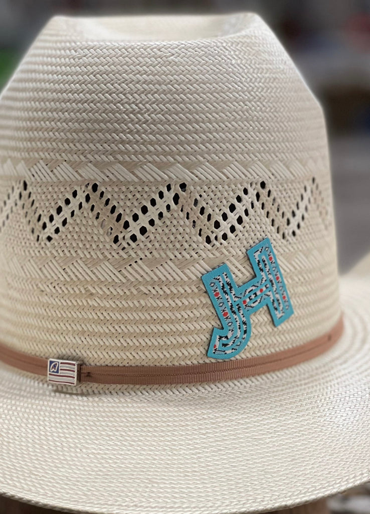 2022 Jobes Hats - patch/sticker - Turquoise/Red Aztec - Jobes Hats
