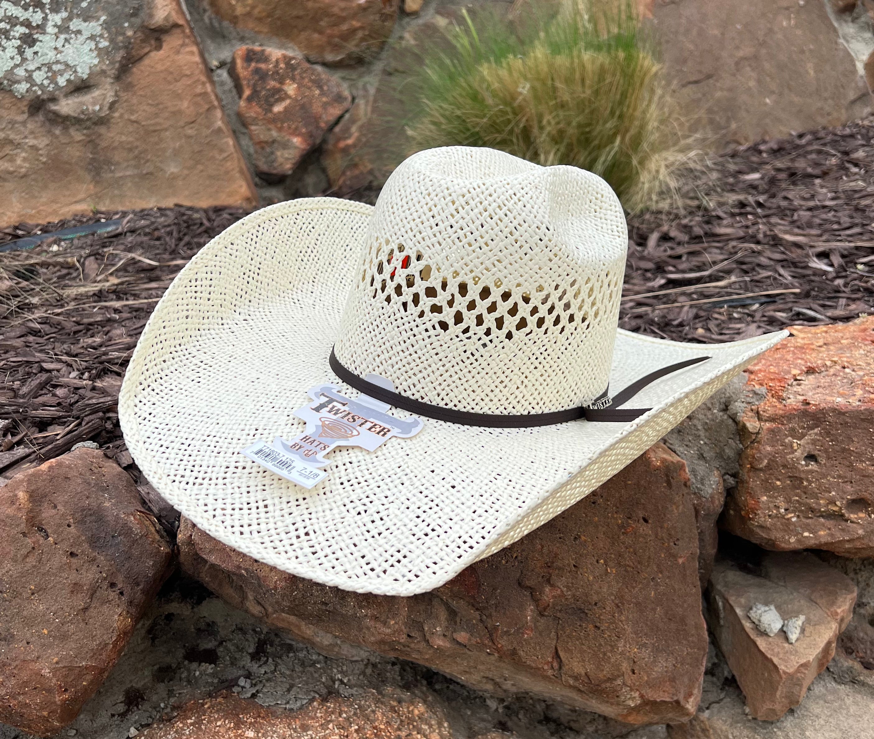 Twister Hat “Jute” 5” Brim  (comes open and flat) - Jobes Hats