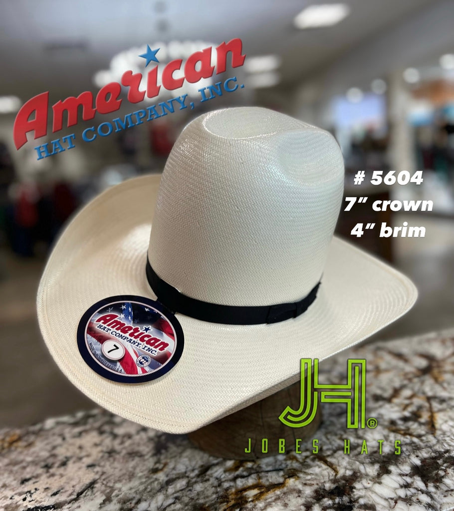 2021 American Hat 🇺🇸 #5604 7” Tall Crown R/O 4” brim - Jobes Hats