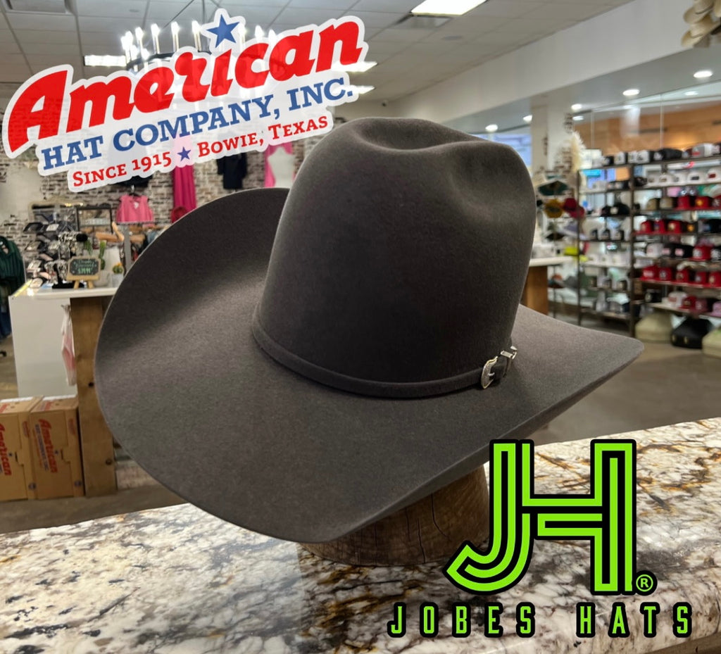 American Hat Co Felt 10X Steel 7” Tall Crown 4" 1/4 Brim - Jobes Hats