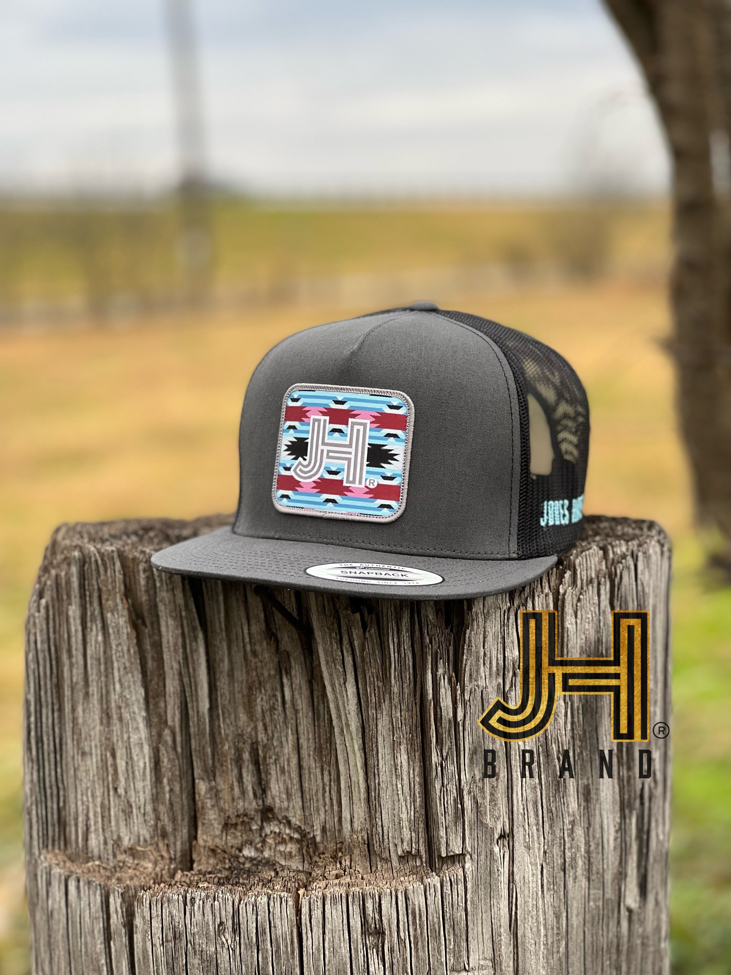 New 2022 Jobes Trucker Cap-  All Grey JH Candy Patch - Jobes Hats