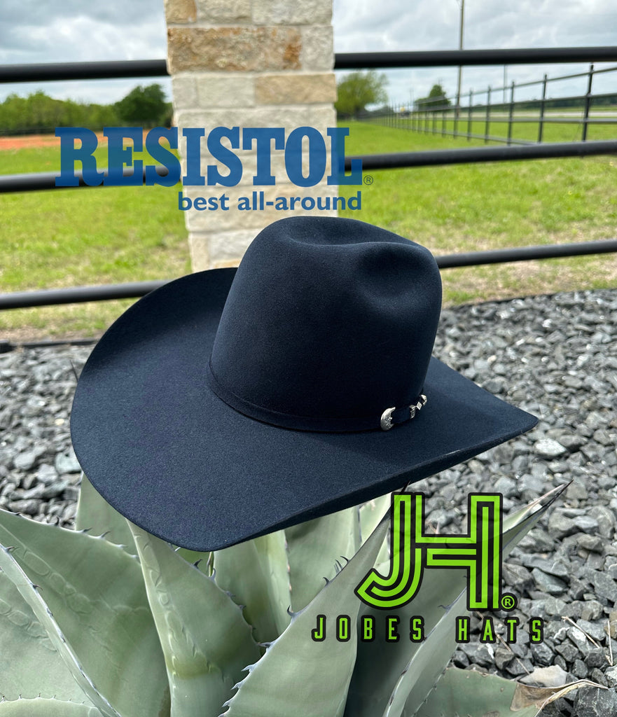 New Resistol 6X Navy 4’’1/4 Brim - Jobes Hats