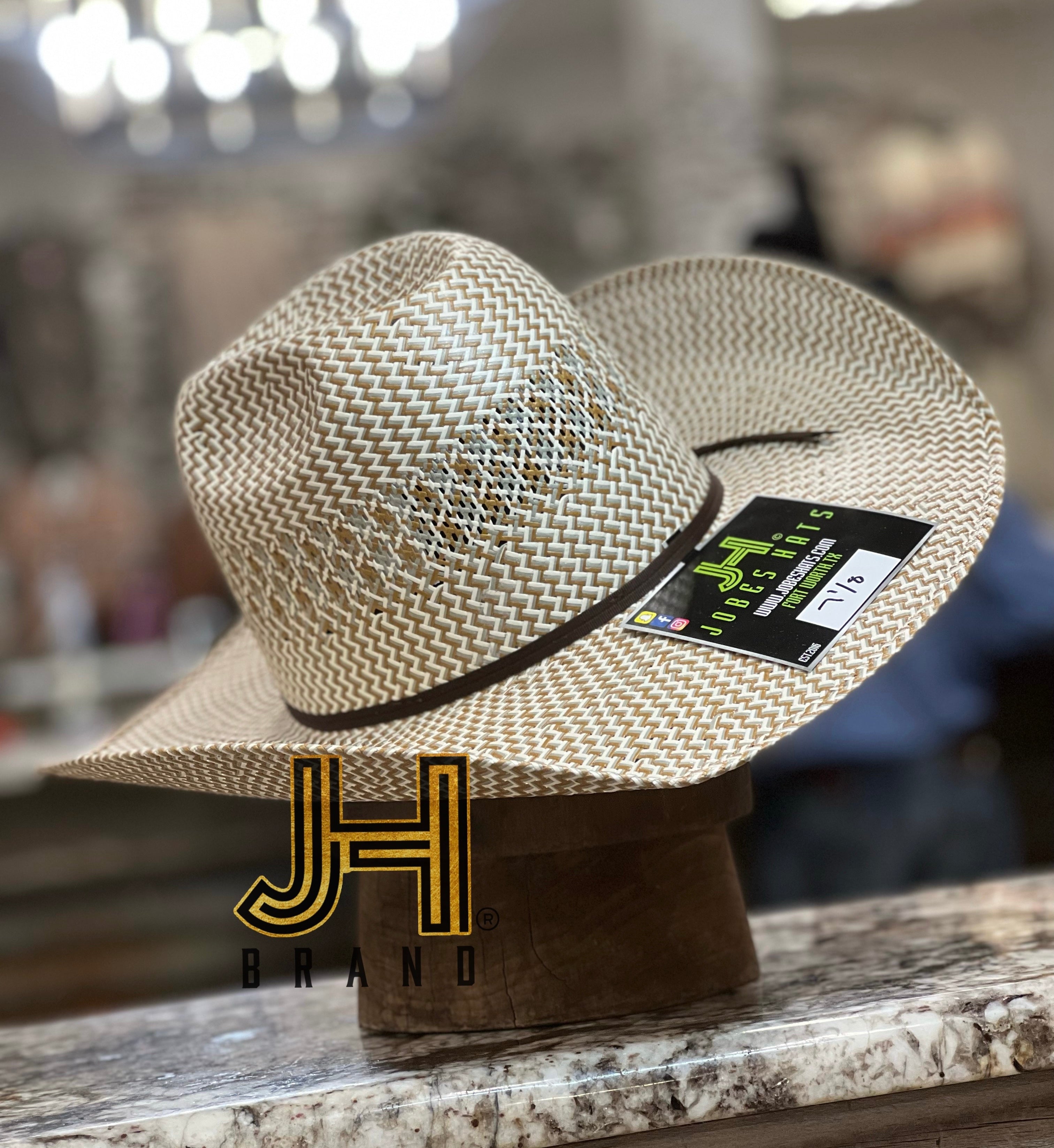 2022 Jobes Hats Straw Hat “Rayo” 4”1/4 Brim (Comes open and flat) - Jobes Hats