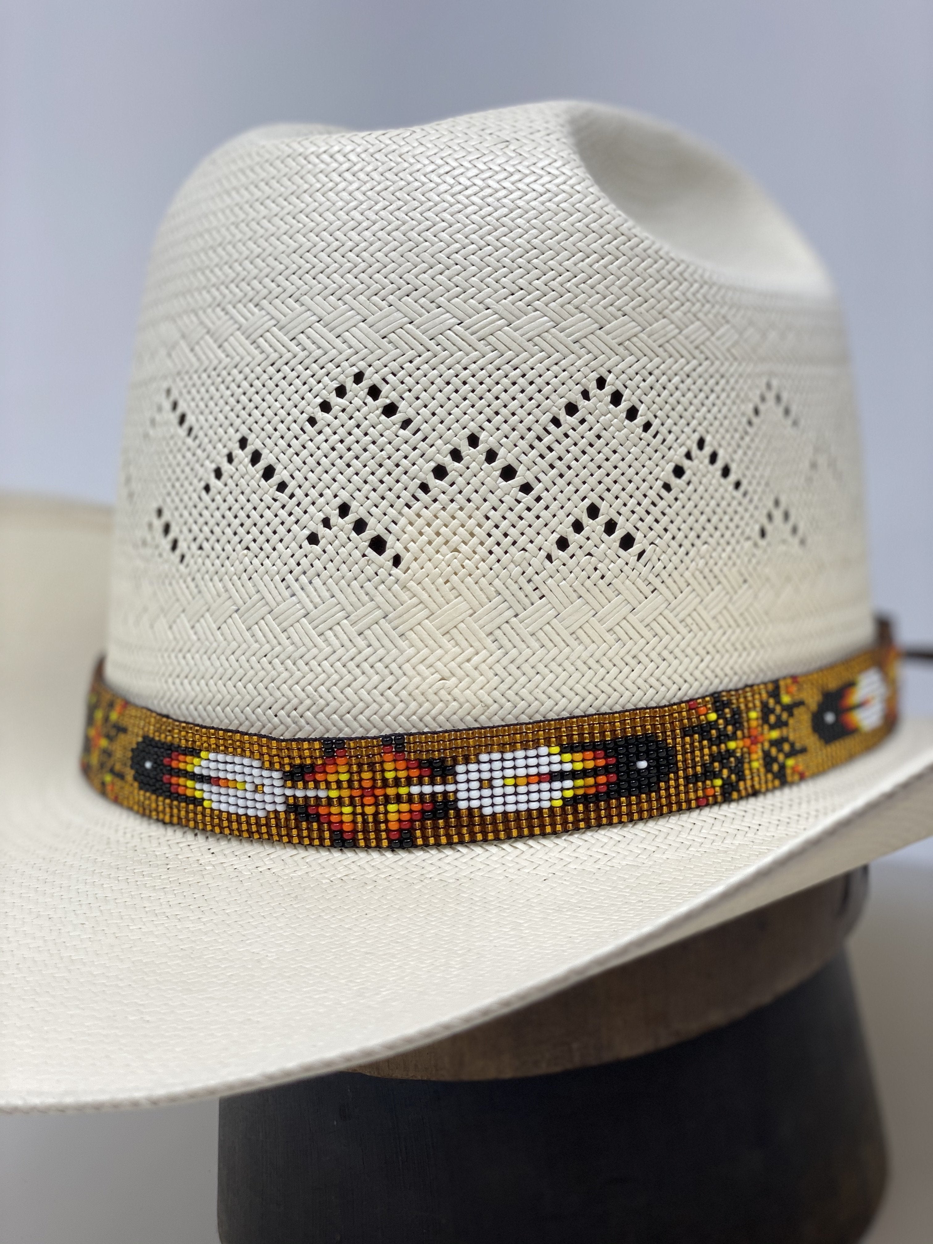 JH Handmade Beaded Hatband- #27 - Jobes Hats