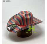 JH kids Straw hats- “4th Of July”