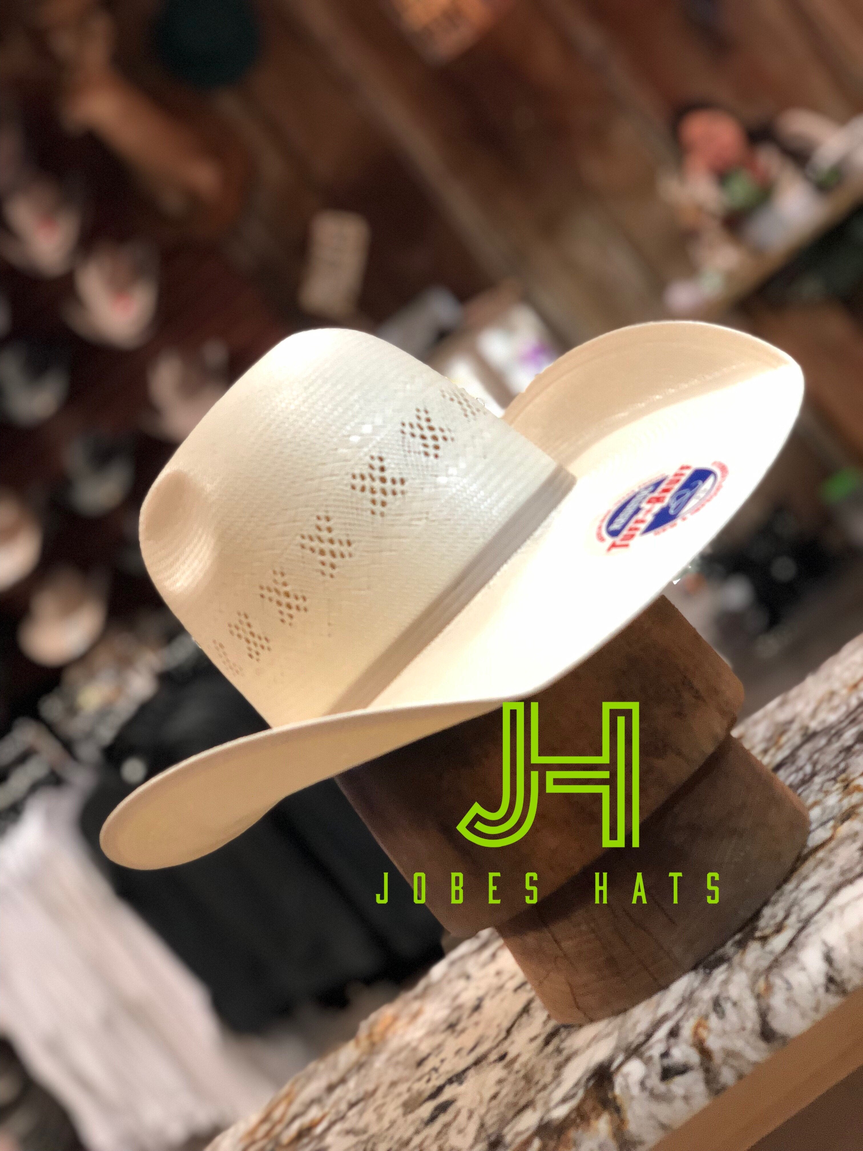 Model Resistol Straw “Banning” 4”1/4 brim with DryLex Sweatband - Jobes Hats