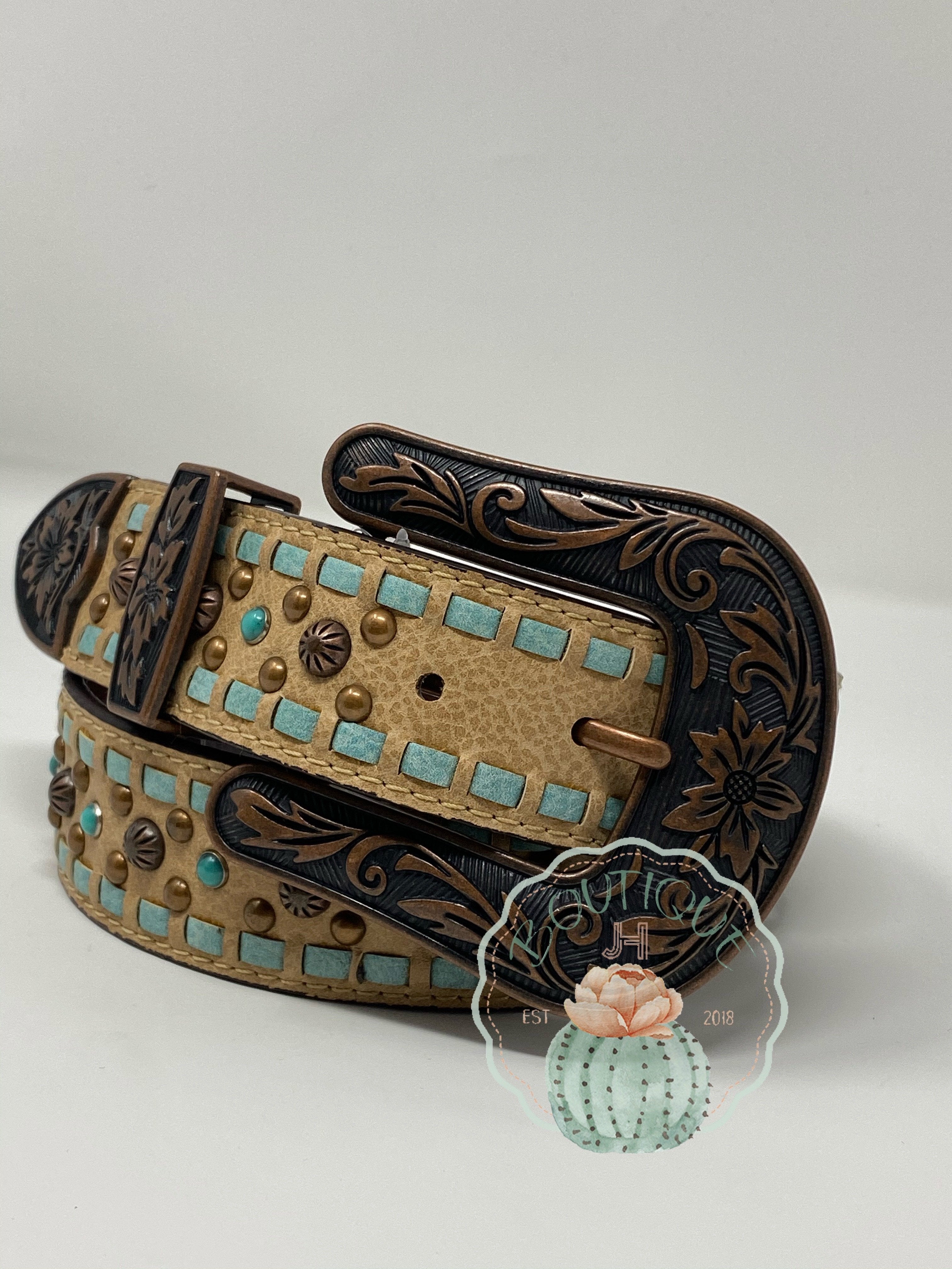 Nacona Women's Belt Studded Belt - Jobes Hats