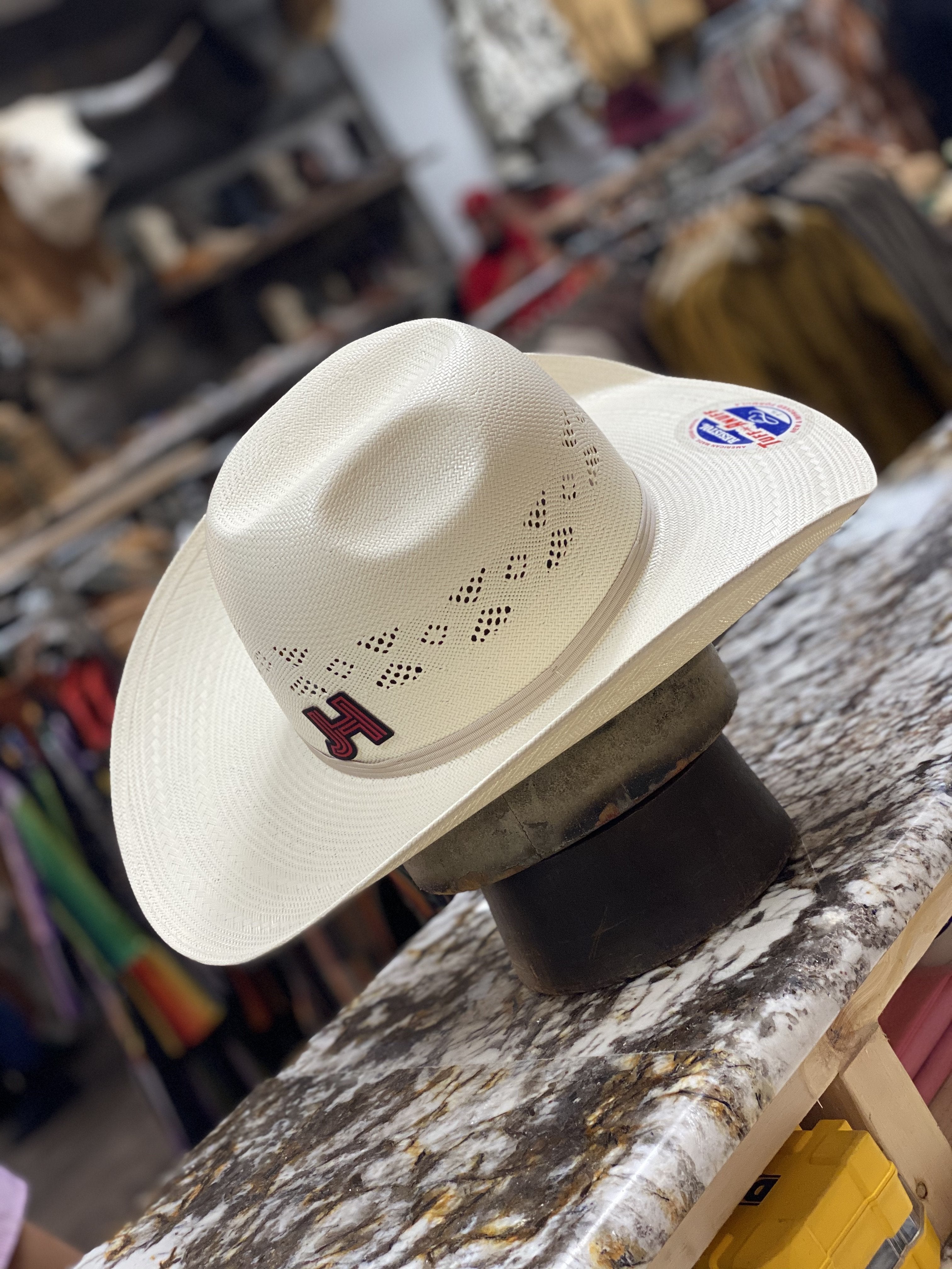 New 2020 Model Resistol Straw “Brantley ” 4”1/4 brim with DryLex Sweatband - Jobes Hats